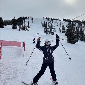 FP Movement by Free People Quilted Black Ski Jacket